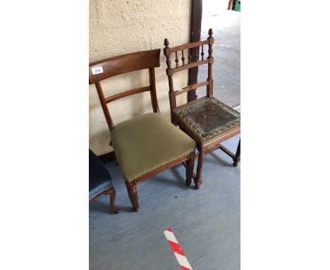  Sale Item:    2 ODD CHAIRS (AF)   Vat Status:   No Vat   Buyers Premium:  This lot is subject to a Buyers Premium of 15% + V