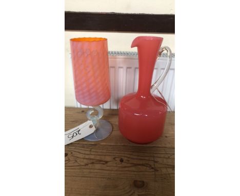  Sale Item:    2 PCS GLASSWARE   Vat Status:   No Vat   Buyers Premium:  This lot is subject to a Buyers Premium of 15% + Vat