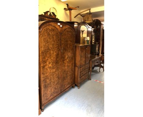  Sale Item:    3 PCE WALNUT BEDROOM SUITE (AF)   Vat Status:   No Vat   Buyers Premium:  This lot is subject to a Buyers Prem