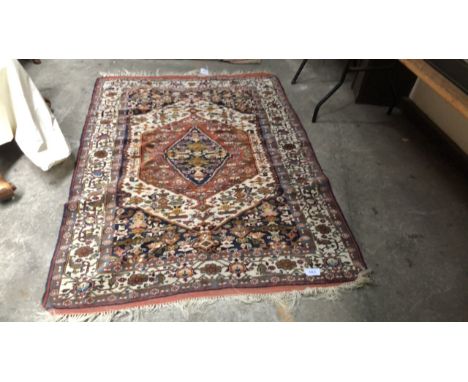  Sale Item:    RUG SIZE APPROX 182 X 133CMS(AF)   Vat Status:   No Vat   Buyers Premium:  This lot is subject to a Buyers Pre