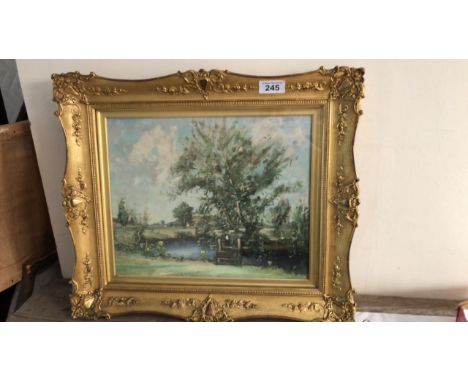  Sale Item:    OIL PAINTING SCENE H MACKAY   Vat Status:   No Vat   Buyers Premium:  This lot is subject to a Buyers Premium 