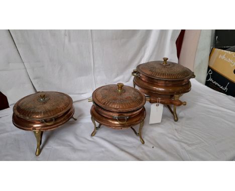  Sale Item:    ARTS &amp; CRAFTS COPPER PANS   Vat Status:   No Vat   Buyers Premium:  This lot is subject to a Buyers Premiu