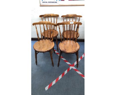  Sale Item:    4 KITCHEN CHAIRS   Vat Status:   No Vat   Buyers Premium:  This lot is subject to a Buyers Premium of 15% + Va