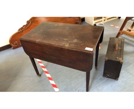  Sale Item:    PEMBROKE TABLE (AF)   Vat Status:   No Vat   Buyers Premium:  This lot is subject to a Buyers Premium of 15% +