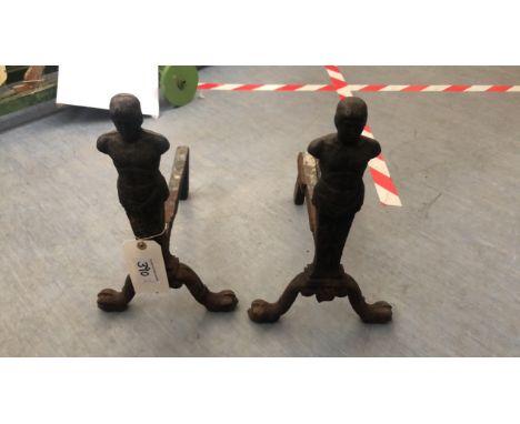  Sale Item:    PAIR METAL FIRE DOGS   Vat Status:   No Vat   Buyers Premium:  This lot is subject to a Buyers Premium of 15% 