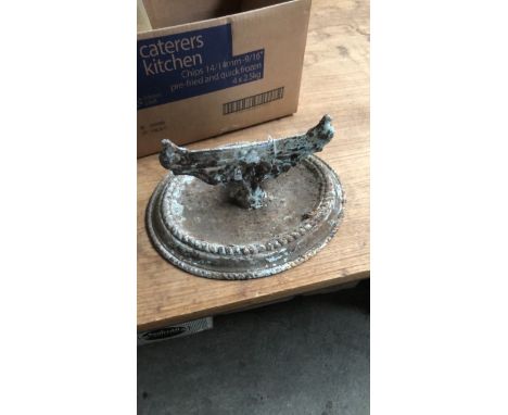  Sale Item:    METAL BOOT SCRAPER (AF)   Vat Status:   No Vat   Buyers Premium:  This lot is subject to a Buyers Premium of 1