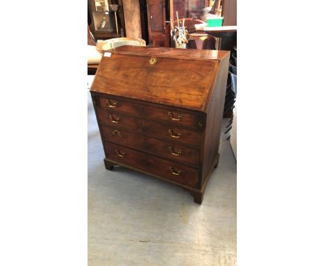 Sale Item:    GEORGIAN MAHOGANY BUREAU (AF)   Vat Status:   No Vat   Buyers Premium:  This lot is subject to a Buyers Premiu