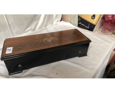  Sale Item:    MUSIC BOX (AF)   Vat Status:   No Vat   Buyers Premium:  This lot is subject to a Buyers Premium of 15% + Vat 