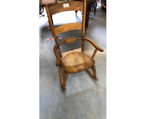  Sale Item:    KITCHEN ROCKING CHAIR (AF)   Vat Status:   No Vat   Buyers Premium:  This lot is subject to a Buyers Premium o