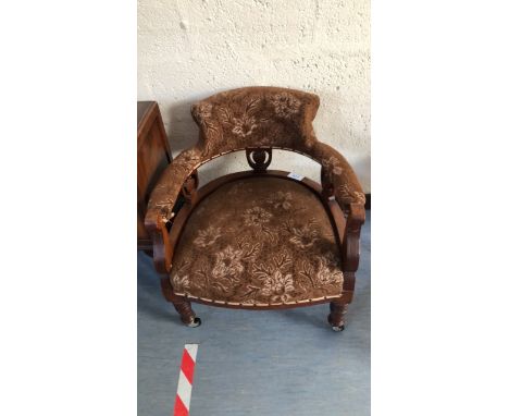  Sale Item:    LOW TUB CHAIR (AF)   Vat Status:   No Vat   Buyers Premium:  This lot is subject to a Buyers Premium of 15% + 