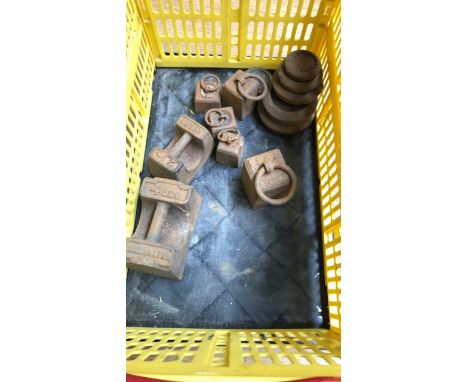  Sale Item:    BOX ASSORTED WEIGHTS   Vat Status:   No Vat   Buyers Premium:  This lot is subject to a Buyers Premium of 15% 
