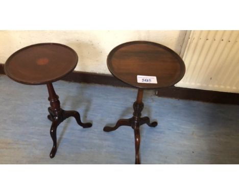  Sale Item:    2 WINE TABLES (1 INLAID)   Vat Status:   No Vat   Buyers Premium:  This lot is subject to a Buyers Premium of 