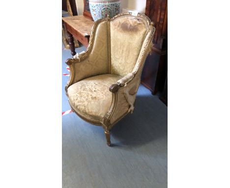  Sale Item:    GILT PARLOUR CHAIR (AF)   Vat Status:   No Vat   Buyers Premium:  This lot is subject to a Buyers Premium of 1