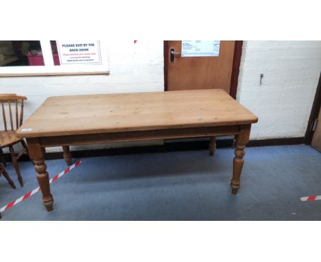  Sale Item:    PINE KITCHEN TABLE   Vat Status:   No Vat   Buyers Premium:  This lot is subject to a Buyers Premium of 15% + 