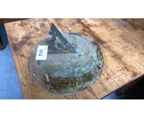  Sale Item:    SUN DIAL (AF)   Vat Status:   No Vat   Buyers Premium:  This lot is subject to a Buyers Premium of 15% + Vat @