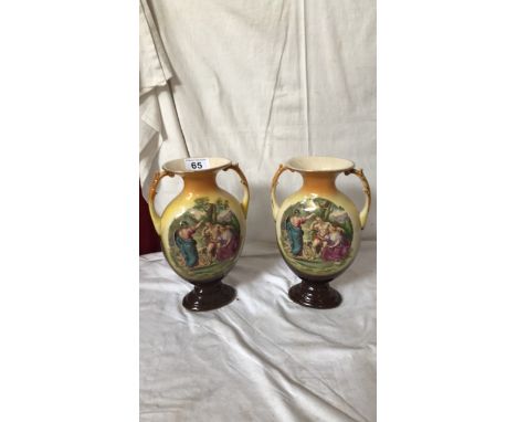  Sale Item:    PAIR VASES   Vat Status:   No Vat   Buyers Premium:  This lot is subject to a Buyers Premium of 15% + Vat @ 20