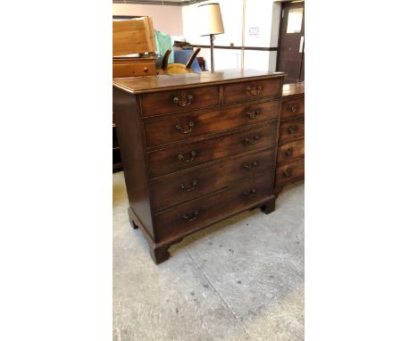  Sale Item:    MAHOGANY 2 OVER 4 CHEST DRAWERS   Vat Status:   No Vat   Buyers Premium:  This lot is subject to a Buyers Prem