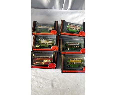  Sale Item:    6 BOXED MODEL BUSES EXCLUSIVE FIRST EDITION  Vat Status:   No Vat   Buyers Premium:  This lot is subject to a 