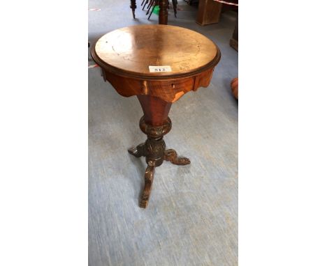  Sale Item:    INLAID SEWING TABLE (AF)   Vat Status:   No Vat   Buyers Premium:  This lot is subject to a Buyers Premium of 