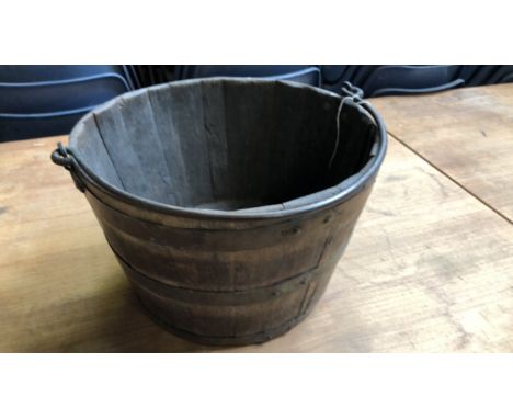  Sale Item:    SMALL HALF BARREL BUCKET (AF)   Vat Status:   No Vat   Buyers Premium:  This lot is subject to a Buyers Premiu