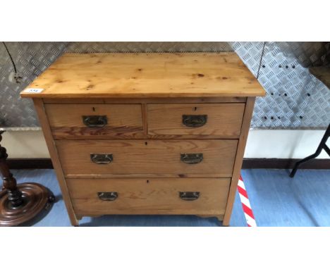  Sale Item:    PINE 4 DRAWER CHEST   Vat Status:   No Vat   Buyers Premium:  This lot is subject to a Buyers Premium of 15% +