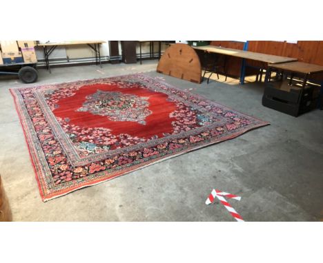  Sale Item:    LARGE PERSIAN RUG SIZE APPROX 414 X 315 CMS (AF)  Vat Status:   No Vat   Buyers Premium:  This lot is subject 