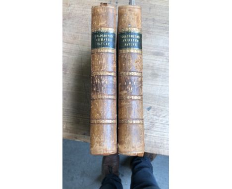  Sale Item:    VOLUMES 1 &amp; 2 GOLDSMITHS ANIMATED NATURE 1850 (AF)  Vat Status:   No Vat   Buyers Premium:  This lot is su