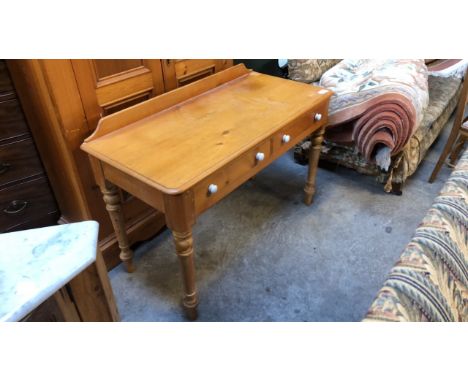  Sale Item:    PINE 2 DRAWER DESK   Vat Status:   No Vat   Buyers Premium:  This lot is subject to a Buyers Premium of 15% + 