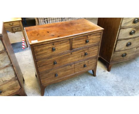  Sale Item:    MAHOGANY 2 OVER 2 CHEST DRAWERS (AF)  Vat Status:   No Vat   Buyers Premium:  This lot is subject to a Buyers 