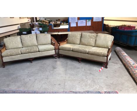  Sale Item:    2 BERGERE SOFAS- BRIGHTS OF NETTLEBED (AF)  Vat Status:   No Vat   Buyers Premium:  This lot is subject to a B