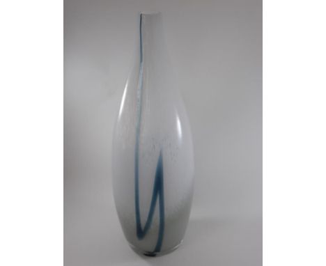 GERMAN ART GLASS VASE, POSSIBLY WMF APPROX. 32 cm