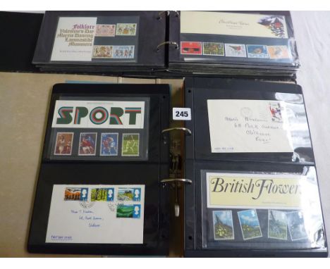 STAMPS : 100 FIRST DAY COVERS PRESENTATION PACKS IN TWO FOLDERS