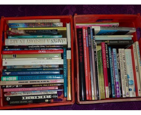 COLLECTION OF QTY. OF BOOKS ABOUT JAPAN, CULTURE ART, TRAVEL & HISTORY