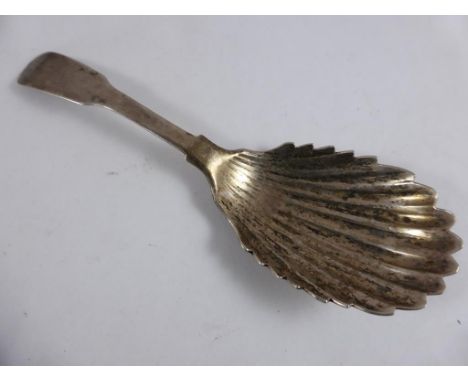 BRITANNIA SILVER CADDY SPOON, DUBLIN SAMUEL NEVILLE HALLMARK