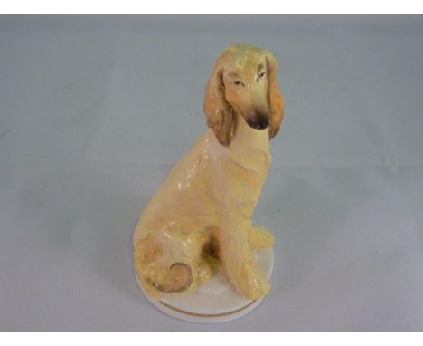 ROYAL WORCESTER FIGURE OF AN AFGHAN HOUND BY KENNETH POTTS