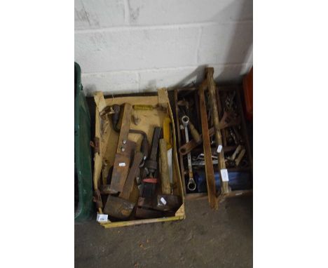 TWO BOXES OF ASSORTED TOOLS