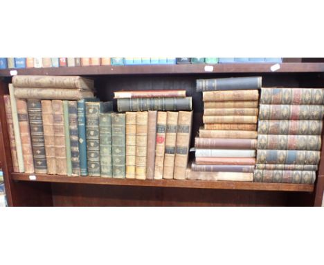 A COLLECTION OF LEATHER-BOUND AND OTHER BOOKSincluding John O'Donovan; 'The tribes and customs of HY-MANY, commonly called O'