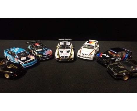 SEVEN UNBOXED SCALEXTRIC 'BMW' CARS&nbsp;Some shown signs of light use but good condition, a number of different styles and d