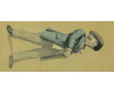 Catley,
watercolour, portrait of George Rogers, Southampton 1793, 10" x 4.25", framed.