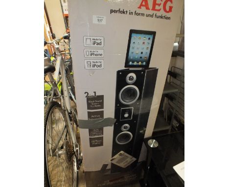 AN AEG SPEAKER TOWER