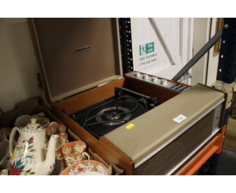 A VINTAGE FERGUSON RECORD PLAYER 