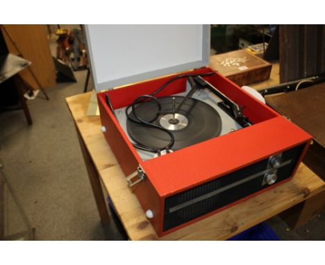 A RETRO FIDELITY RECORD PLAYER 