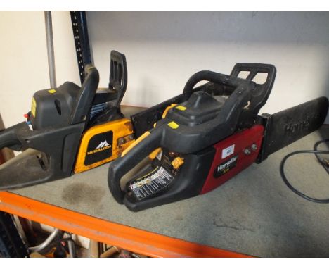 A McCULLOCH PETROL CHAINSAW  AND A HOMELITE EXAMPLE (2)