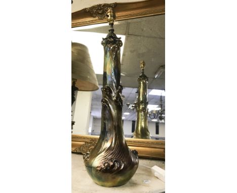 ART NOUVEAU FRENCH TABLE LAMP BASE APPROX 50 CMS