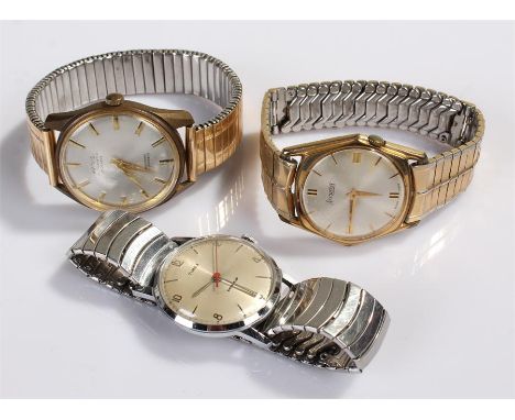Gentleman's wristwatches, to include Accurist, Paris, Timex (3)