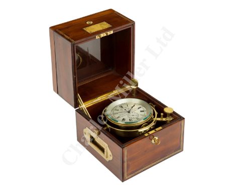 A TWO-DAY MARINE CHRONOMETER BY PARKINSON & FRODSHAM, CHANGE ALLEY, LONDON, CIRCA 1830 the 3in. silvered dial signed as per t