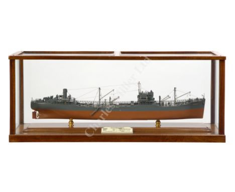 AN HISTORICALLY INTERESTING BUILDER'S MODEL FOR THE ROYAL FLEET AUXILIARY TANKER EAGLESDALE , BUILT BY FURNESS SHIPBUILDING F