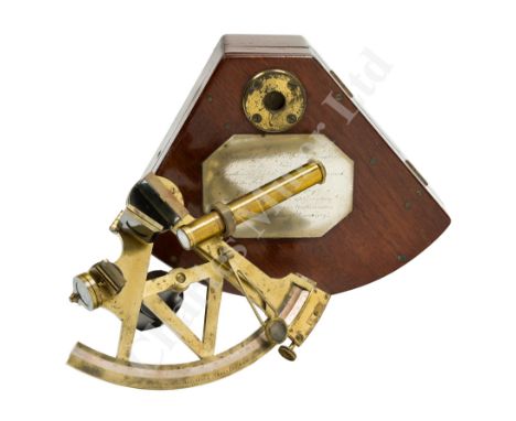 A FINE 4IN. RADIUS SEXTANT BY TROUGHTON &amp; SIMMS, PRESENTED TO GENTLEMAN CADET WILLIAM E. WARRAND BY THE EAST INDIA COMPAN