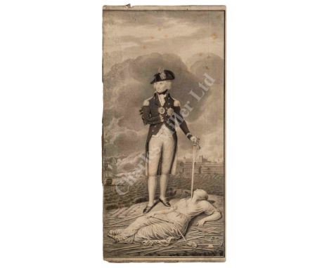 ATTRIBUTED TO HENRY EDRIDGE (BRITISH, 1768-1821) Nelson as Victor of Copenhagen, circa 1801 Pencil and grey wash 14¼ x 7in. (