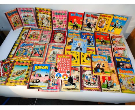 A large collection of Scottish Broons books &amp; selection of vintage child's annuals; Rupert, Star Trek &amp; Clon [first t